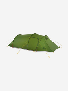 Палатка туристическая 3-местная Naturehike Opalus 3 нейлон 20D (зеленая), Зеленый