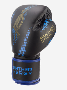Боксерские перчатки SERIES LIGHTNING BLUE PANTHER ENERGY, Черный
