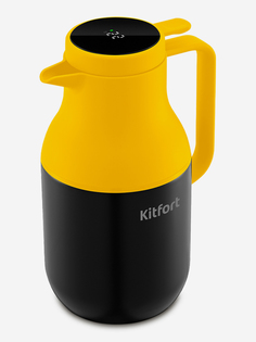 Термос Kitfort КТ-1240-3 черно-желтый, Черный