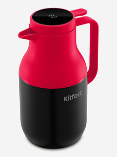 Термос Kitfort КТ-1240-1 черно-малиновый, Черный