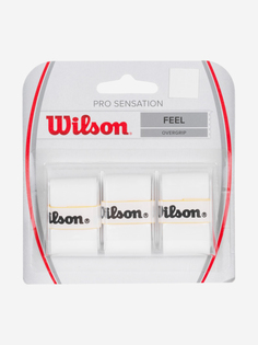 Намотка верхняя Wilson Pro Overgrip Sensation Feel 3Р Белый, Белый