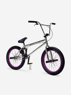 Трюковой детский велосипед BMX двухколесный TailWhip Хром, Серебряный