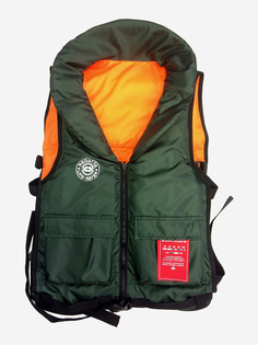 Двухсторонний спасательный жилет (зеленый) PILOT до 120 кг со свистком, Зеленый ПЛАВСЕРВИС