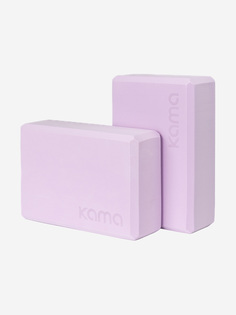 Блоки для йоги и фитнеса/ Kama/ лиловый, Розовый