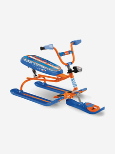 Снегокат Игрушка "Snowdrive" СНД3 с гонщиком, Черный Nika