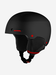 Шлем ALPINA Pala Black-Red Matt, Черный