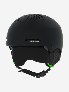 Шлем ALPINA Pala Black-Green Matt, Черный