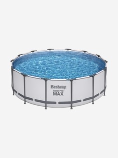 Бассейн Bestway 5612X каркасный Steel Pro Max 427х122 см, объем 15232 л, Серый