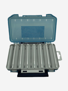 Коробка для воблеров двухсторонняя GFish 17500 (органайзер рыболовный), Голубой