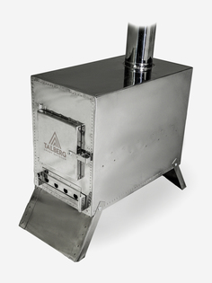 Печка NORGA STOVE, 35х18х26 см, Серебряный Talberg