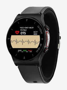 Часы-тонометр с ЭКГ и точным измерением давления HEALTHBAND Pro №80ME, Черный