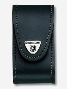 Чехол Victorinox для ножей 91 мм, 5-8 уровней, кожаный, Черный