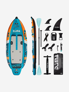 Надувной сапборд DAMA FISHING KAYAK 10,6" 335*118*20 см / Сап доска для рыбалки и отдыха на воде, Голубой