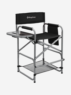 Кресло складное 2023 Tall Director Chair сталь, 82/58×59×67/103 cm, Черный King Camp