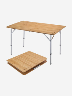 Стол складной 3929 Bamboo Folding table, алюминий, 120Х70Х70 см, Бежевый King Camp