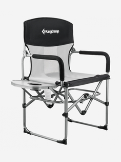 Кресло складное 3824 Portable Director Chair cталь, черный/серый, 83x50x92, Черный King Camp