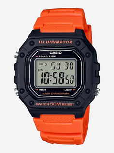Наручные часы Casio W-218H-4B2, Оранжевый