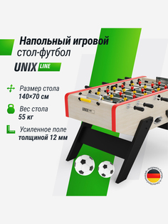 Игровой стол UNIX Line Футбол - Кикер (140х70см) Light Wood, Бежевый