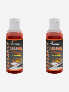 Ароматизатор-концентрат жидкий ALLVEGA "Essence Caramel" 100 мл (КАРАМЕЛЬ) 2 штуки., Красный