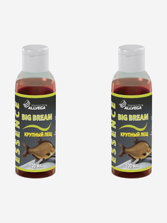 Ароматизатор-концентрат жидкий ALLVEGA "Essence Big Bream" 100 мл (КРУПНЫЙ ЛЕЩ) 2 штуки., Красный