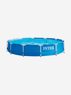 Бассейн Intex 28210 каркасный Metal Frame 366х76 см, объем 6503 л, Синий