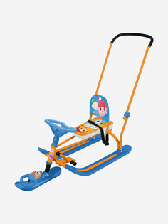 Снегокат Игрушка Малышарики "Twiny 2" TW2 Малышарики, Синий Nika
