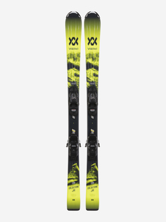Горные лыжи детские Volkl Deacon + крепления 4.5 vMotion, Желтый
