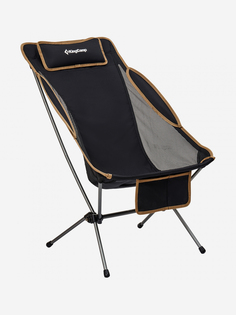 Кресло раскладное 2001 Ultralight Two-Step Chair алюм, черный, Черный King Camp