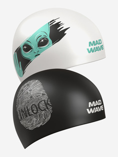 Силиконовая шапочка Unlock reversiblе, Черный Mad Wave