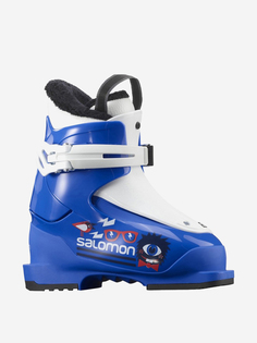 Горнолыжные ботинки Salomon T1 Race Blue/White 21/22, Синий