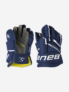 Перчатки хоккейные детские Bauer Supreme Mach YTH, Синий Бауэр