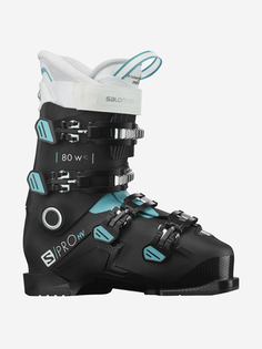 Горнолыжные ботинки Salomon S/Pro HV 80 W Black/Scuba Blue 20/21, Черный