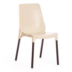 Стул для кухни со спинкой TetChair GENIUS пластик, 1шт., бежевый