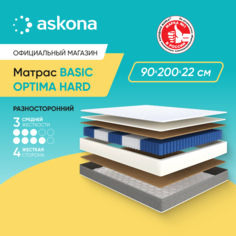 Матрас Askona Basic Optima Hard 90x200
