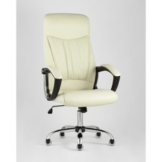 Кресло руководителя TopChairs Tower бежевое Stool Group