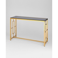 Консоль БРУКЛИН 120*40 золото стекло smoke Stool Group