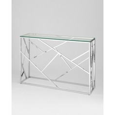 Консоль АРТ ДЕКО 115*30 серебро Stool Group