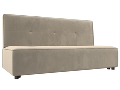 Диван прямой Хит Диванов Зиммер микровельвет, книжка, бежевый