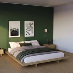 Кровать Relaksan Нихон 180x200 Бук