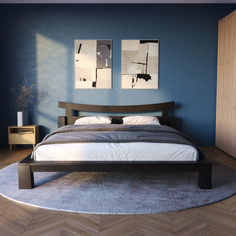 Кровать Relaksan Йошико в японском стиле Венге 140х190