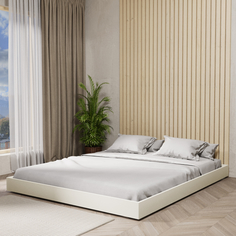 Кровать подиум Relaksan Генрих без ножек 180х190 Слоновая кость