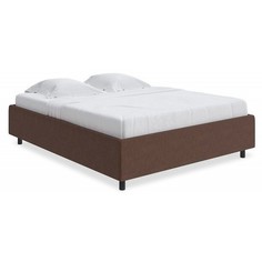 Кровать полутораспальная Como (Veda) Base 1, 140х200, шоколадный Levis 37 Pr Ox Son