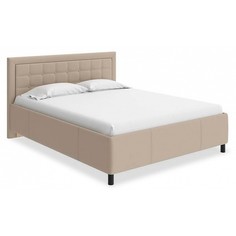 Кровать полутораспальная Como (Veda) 2, 140х200, бежевый/Тетра имбирь Pr Ox Son