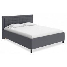 Кровать двуспальная Como (Veda) 2, 160х200, графит Тетра Pr Ox Son