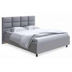 Кровать односпальная Como (Veda) 8, 90х200, серый Pr Ox Son