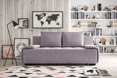 Диван-кровать Palad-mebel Милан-1 светло-серый