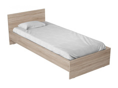 Односпальная кровать Первый Мебельный Лера Дуб Сонома