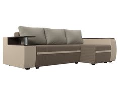 Угловой диван Лига Диванов Ричмонд правый угол 246х150х80 см, корфу 03\бежевый\корфу 02