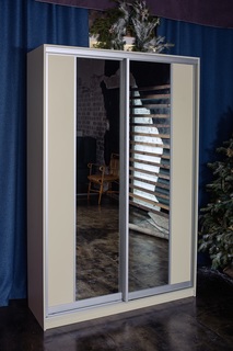 Шкаф ЭльфОла 180x45x240 см, слоновая кость