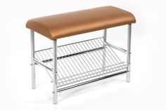 Обувница Betel МС-4 (63х32х48) хром/оранжевый Бител